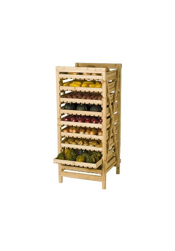 Orchard Rack, Garden Harvest Rack, Large 9 Drawer