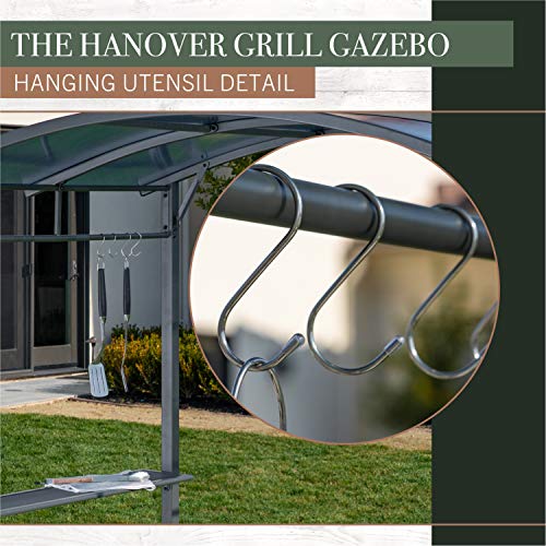 Hanover HANGRGAZ-Gry Grill Gazebo 90