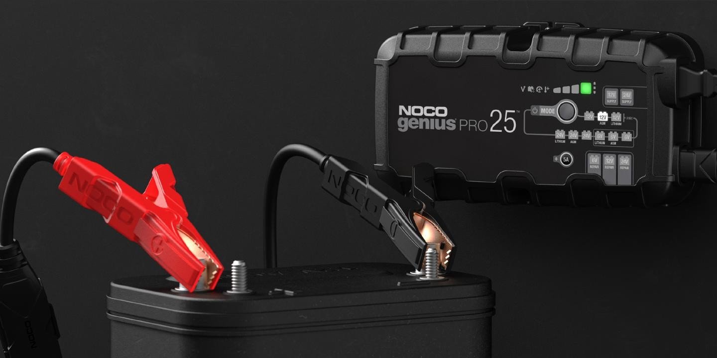 NOCO GENIUSPRO25  6V/12V/24V 25-Amp Smart Battery Charger New