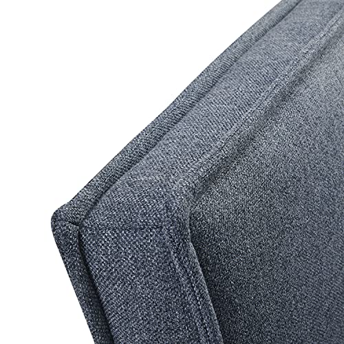 Art Leon Convertible Sofa Bed Sleeper Chair, Modern Upholstered Folding Chaise Lounge Couch with Wooden Legs for Living Room Bedroom, Blue