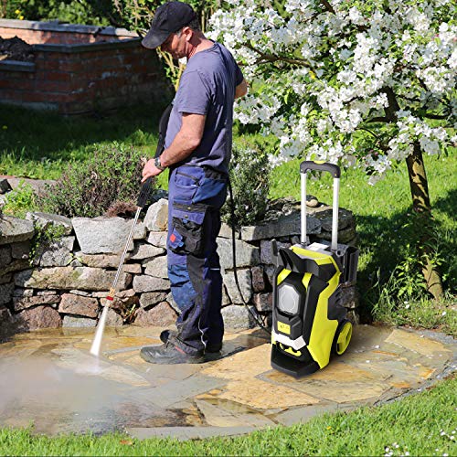 TEANDE 3800PSI Pressure Washer, TED5255 Smart Electric Pressure Washer 2.8 GPM Three Modes of Touch Screen Adjustable Pressure with Telescopic Handle