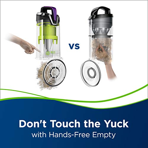 BISSELL Pet Hair Eraser Turbo Plus Lightweight Upright Vacuum Cleaner, 24613