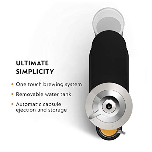 Nespresso BNV550GRY Vertuo Next Espresso Machine with Aeroccino by Breville, Light Grey