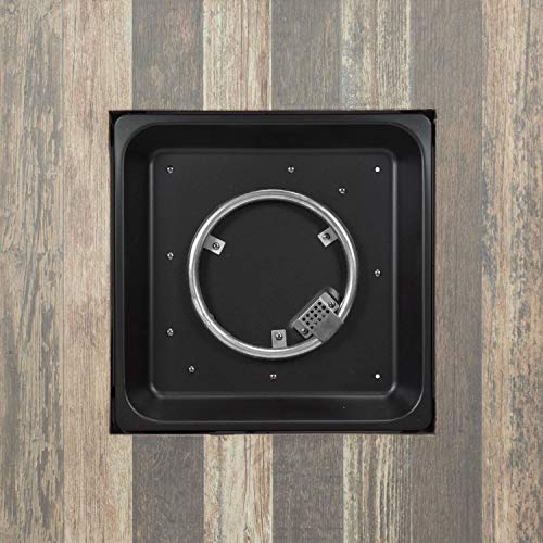 Endless Summer GAD15264SP 30-in W 50000-BTU Brown Tabletop Steel Propane Gas Fire Table