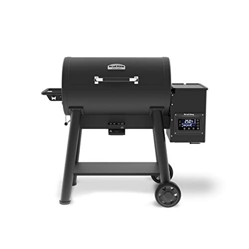 Broil King 494051 Crown 500 Pellet Grill, 800 sq. in, Black