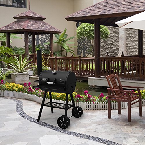 Dyna-Glo Signature Series DGSS443CB-D Heavy-Duty Compact Barrel Charcoal Grill