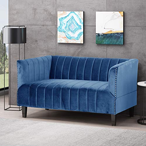 Christopher Knight Home Frederic Sofas, Navy Blue