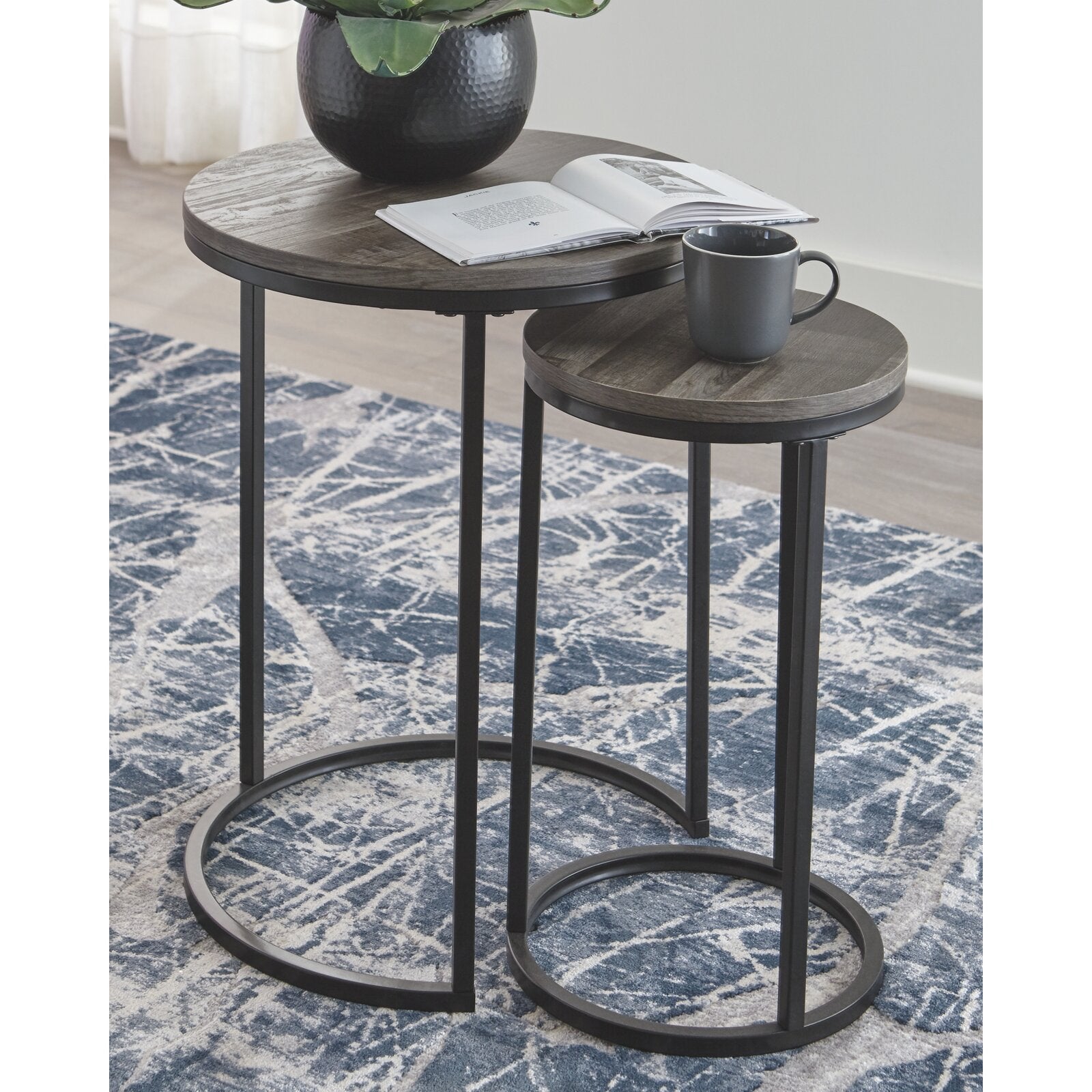 Swift 2 Piece Nesting Tables