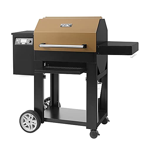 Monument Grills Octagonal Column Portable Wood Pellet Grill Indoor and Outdoor Smoker ，Sturdy ，Heat Insulation，698 Sq-In Cooking Area