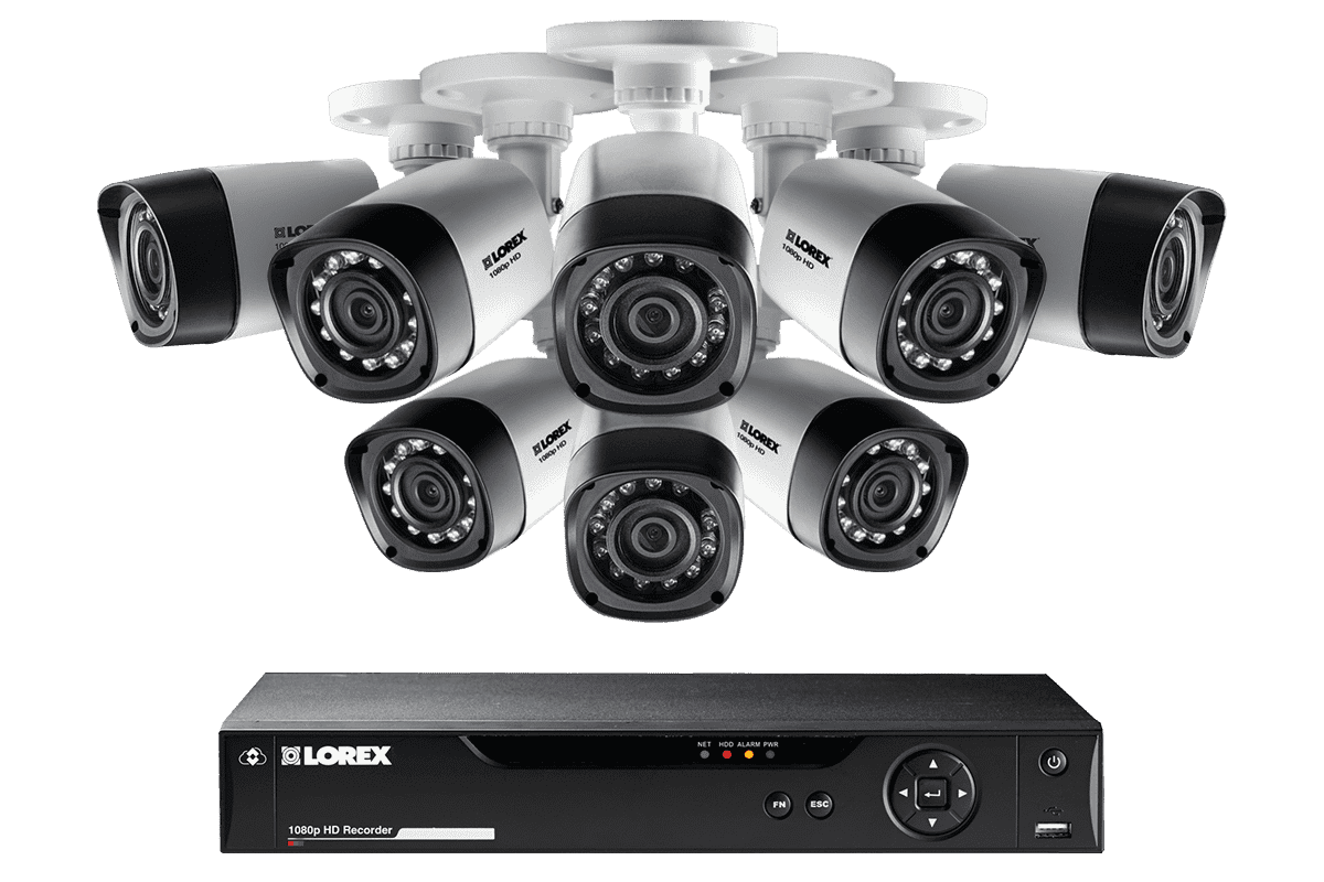 Lorex LHD88W HD 1080p 8 Camera 8 Channel DVR Surveillance Security System New