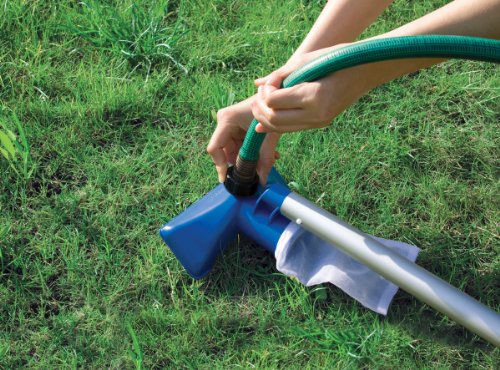 Round Above Ground Swimming Pool Set w/ Cleaning Maintenance Swimming Pool Kit