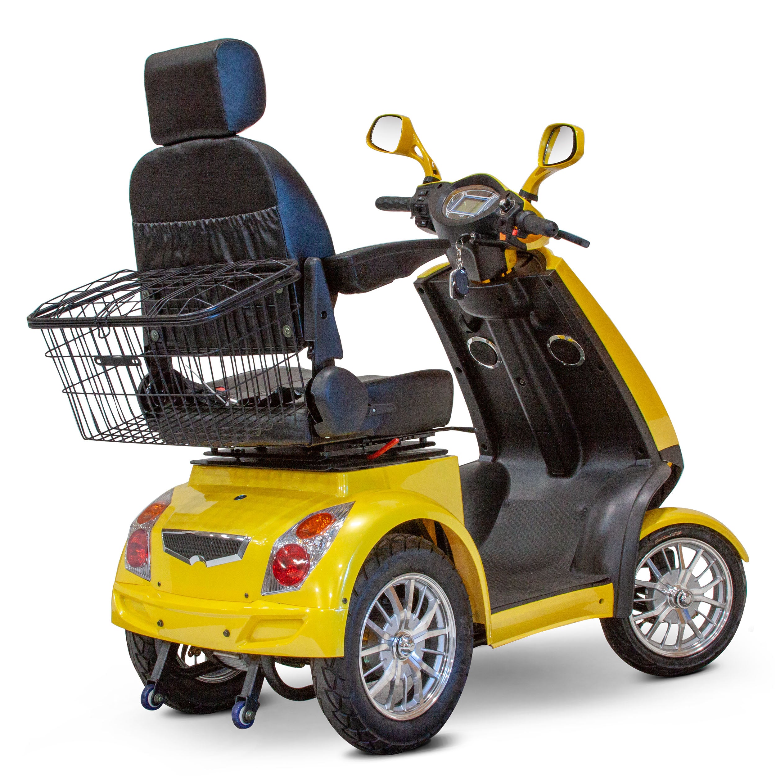 EWheels New & Improved EW-72 Scooter Heavy-Duty 4-Wheel Mobility Scooter