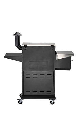 Z GRILLS ZPG-600D3E Grill & Smoker 8 in 1 Grill 600D3E Wood Pellet Grill & Electric Smoker BBQ Combo with Auto Temperature Control | 2021 Upgrade | 573 sq in Silver