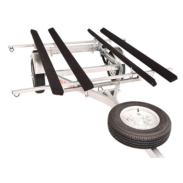 Malone MicroSport LowBed 2 Kayak Spare Tire Trailer Package