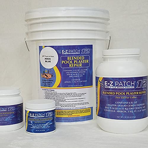 E-Z Patch EZP-2349 50 lbs NPT JewelScapes Glass Blends Aqua White Teal Blends Blended Plaster