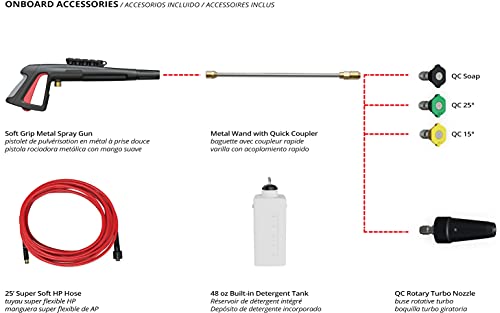 AR ANNOVI REVERBERI Blue Clean New Electric 2300 PSI Pressure Washer, with up to 1.7 GPM, BC390HSS