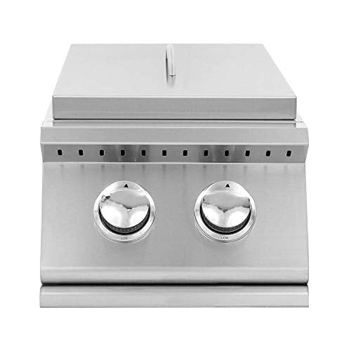Summerset Sizzler Series Built-In Double Side Burner (SIZSB-2-NG), Natural Gas