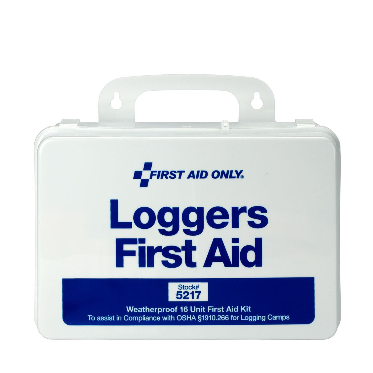 First Aid Only 25 Person Loggers First Aid Kit, Plastic Case (3 per order)