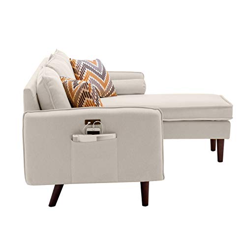Lilola Home LHF-89628BE Sectional, Beige