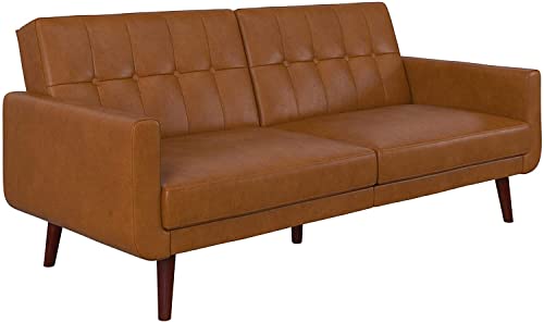 Better Homes & Gardens Nola Sofa Bed (Camel Faux Leather)