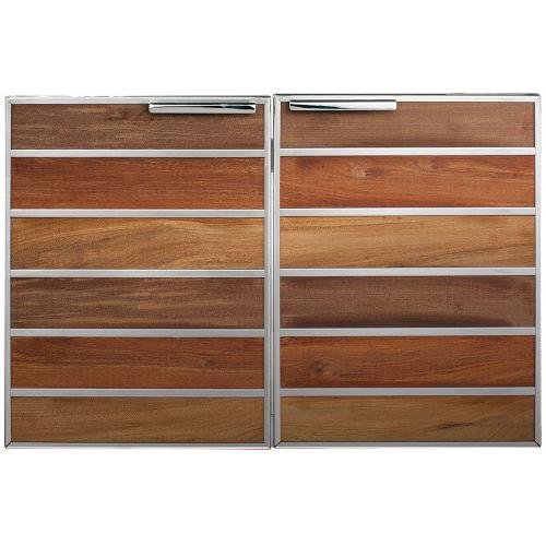 Door, Double - Madera 30