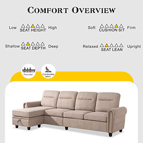 Shintenchi STC-MDHB Sofas, Khaki