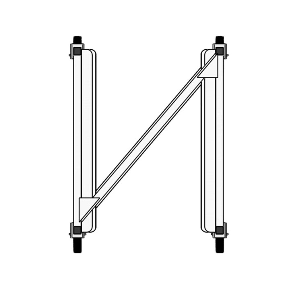 PVI Food Service W–Series “Z” Type Nesting Pan Rack