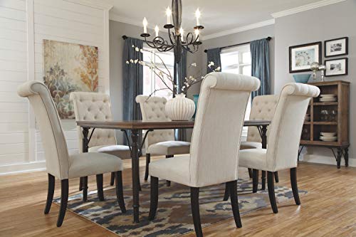Signature Design by Ashley Tripton Dining Room Chair, Linen