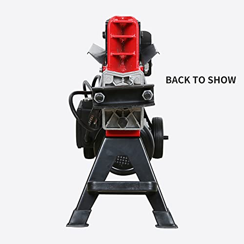 FYYF Electric Log Splitter, 5-Ton Horizontal Hydraulic System Wood Log Splitters, 1500W / 15 Amp Electric Wood Splitter Firewood Splitter with 6in Durable Transportation Wheels, Red