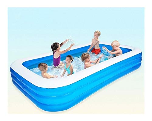 YYDD Inflatable Swimming Pool Home Bathtub Indoor Toy Pool, Thick Wear-Resistant Cold-Resistant PVC Material Suitable for Outdoor Summer Family Playing Water (Size : 210cm)