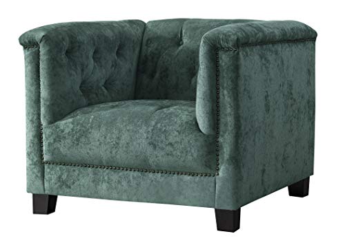 Acanva Luxury Vintage Tufted Velvet Living Room Sofa, 38