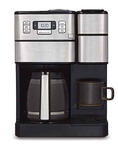 Cuisinart SS-GB1 Coffee Center Grind & Brew Plus Silver, 10.75