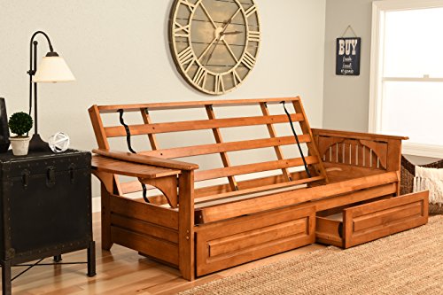 Kodiak Furniture Phoenix Futon Set, Full, Barbados