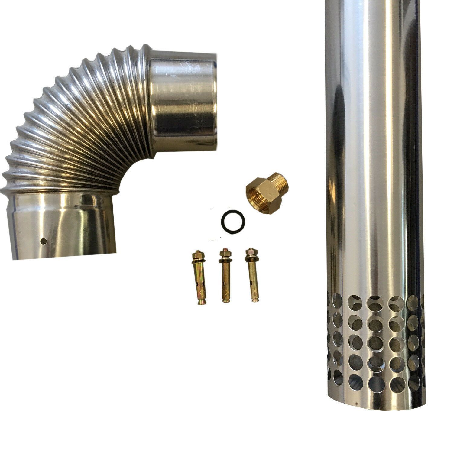 Excel 10009 Pro 6.6 GPM Liquid Propane LP Tankless Water Heater Whole House with Flue Kit New