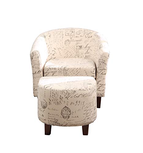 NHI Express Kaden Tub Chair with Ottoman Multi