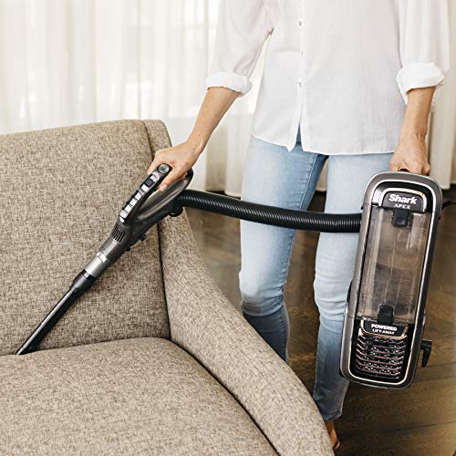 Shark APEX AZ1002 DuoClean with Self-Cleaning Brushroll Lift-Away Upright Vacuum, Crevice and Upholstery Tools, Pet Power Brush.88 Dry Quarts, Black