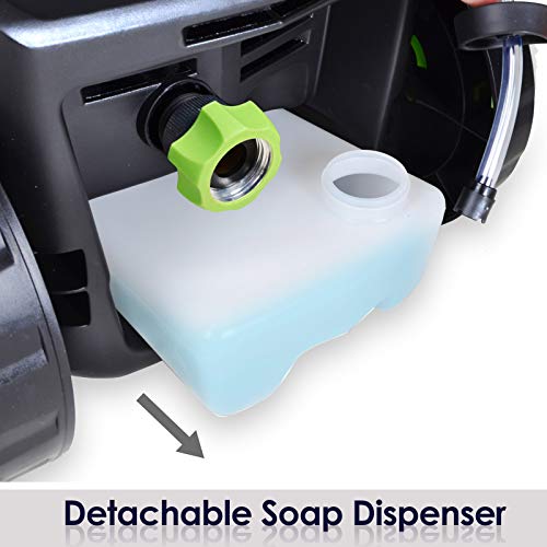 Qualidy Power Washer 4500PSI 3.5GPM, Electric Pressure Washer with 5 Quick-Connect Spray Nozzles to Wash Various Surfaces, Corded Washer