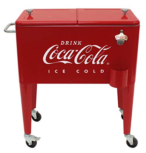 Leigh Country CP 98108 Retro Metal Coca-Cola Cooler, 60 Quart