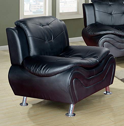 Lifestyle 3-Piece White Contempraray Faux Leather Living Room Sofa Set