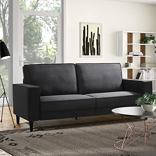 Modern loveseat Sofas Living Room,Couches Love Seat with Wood Frame for Bedroom, Office, Apartment, Dorm, Studio and Small Space/Easy, Tool-Free Assembly (78.74