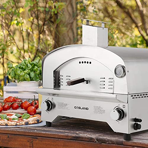 Propane Pizza Oven, PZ101SN Outdoor Gas Pizza Oven with 13