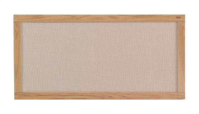 Burlap Covered Wall Mounted Bulletin Board 4' X 4'