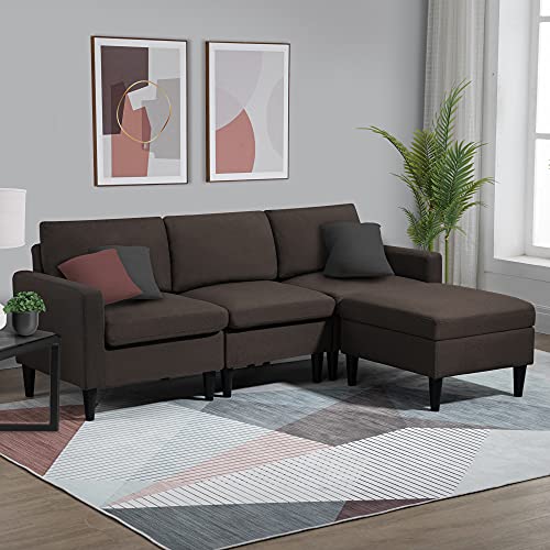 CHADIOR Convertible Sectional Sofa with Reversible Chaise 77