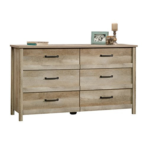 Sauder Cannery Bridge 6-Drawer Dresser, Lintel Oak finish