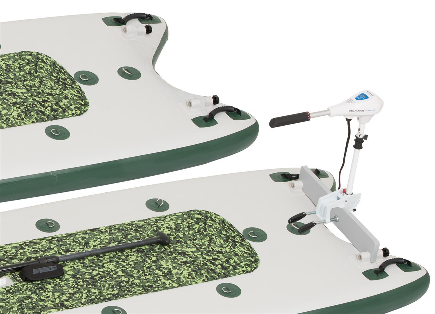 Sea Eagle FishSUP 126 Inflatable Fishing Stand Up Paddle Board Start Up Package New