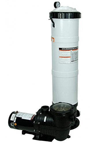 Rx Clear DE Element Inground Swimming Pool Filter System with Mighty Niagara 1 HP Pump | 110/220 Volt | Pools Up to 25,700 Gallons