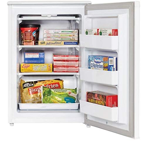 Danby 4.3 Cu. Ft. Upright Freezer, White, Energy Star Compliant, 23-3/8