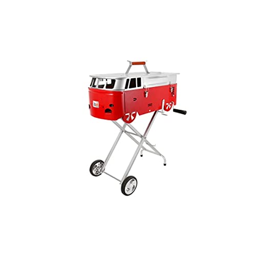 QIAOLI Charcoal Barbecue Grill Folding Household Barbecue Grill Outdoor for Household Courtyard Garden Villa Party Barbecue Stove