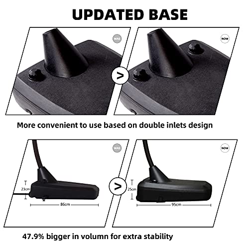 Grand Patio Cantilever Umbrella 11 FT Outdoor Patio Umbrella Deluxe Curvy Aluminum Offset Umbrella with Base Champagne