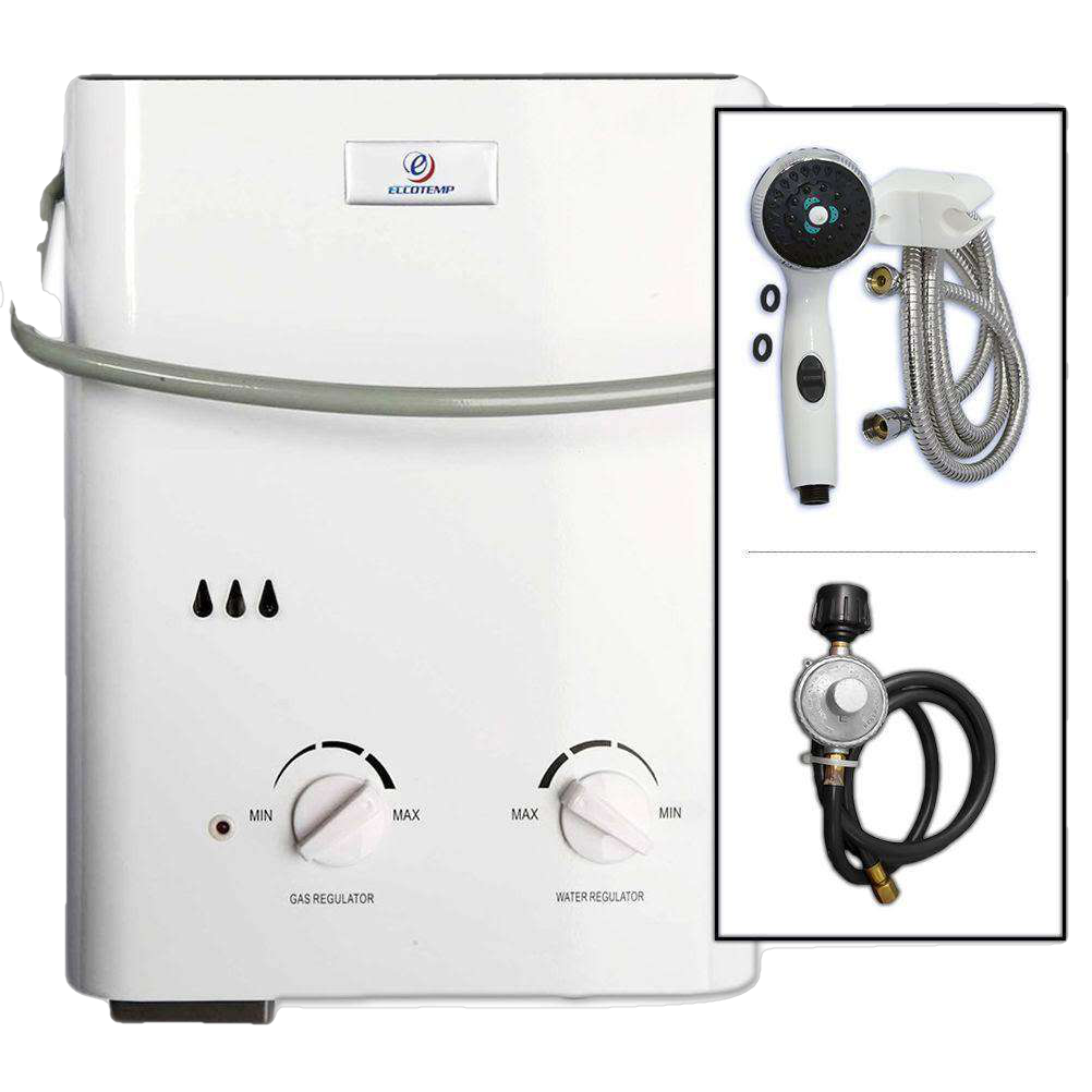 Eccotemp L5 1.5 GPM Propane Tankless Water Heater w/ Flojet Pump Manufacturer RFB